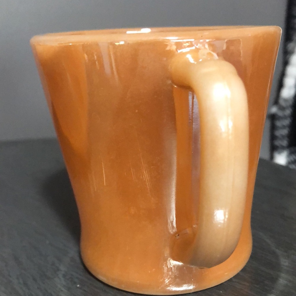 Fire King Peach lustre Vintage bowl, 2 mugs cups - Picture 8 of 17